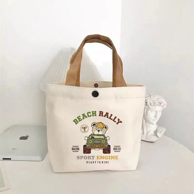 Beg Tote Kanvas Kecil